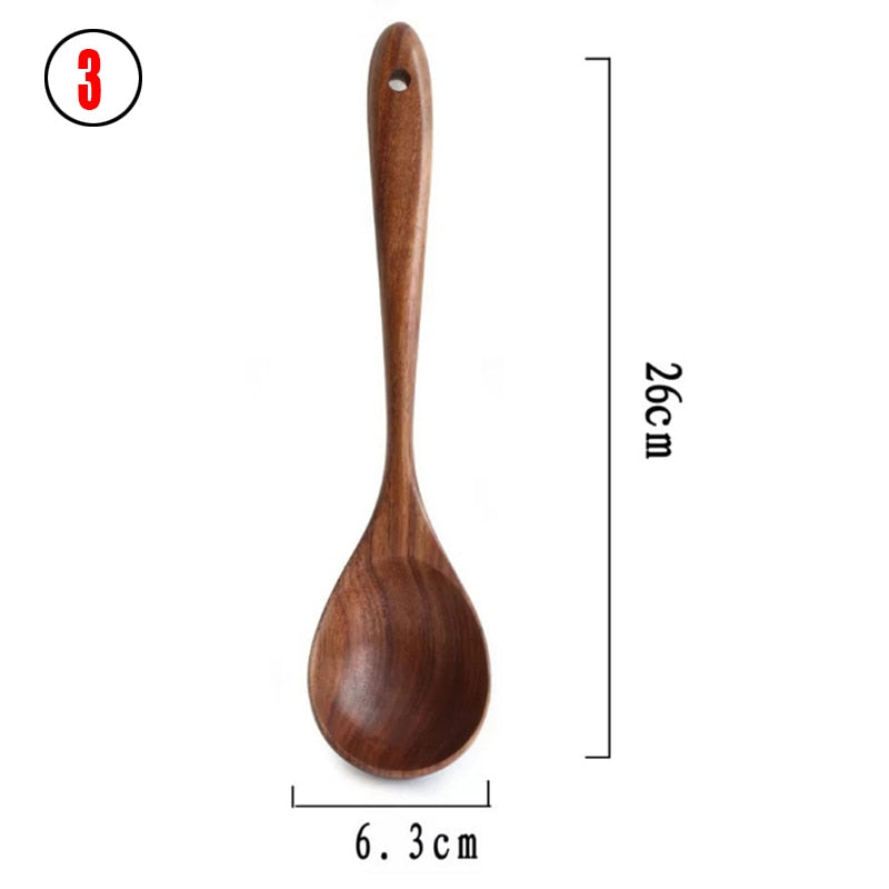 Thailand Teak Natural Wood Kitchen Tools